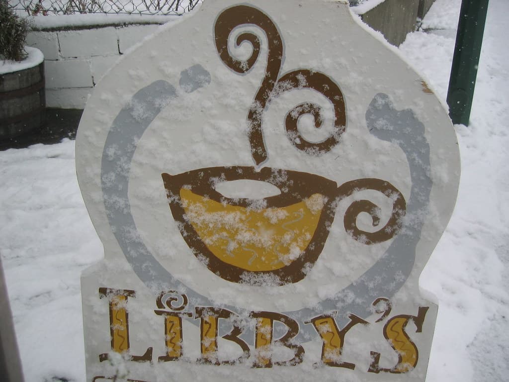 Croissant, soup and banana bread at Libby's - 6