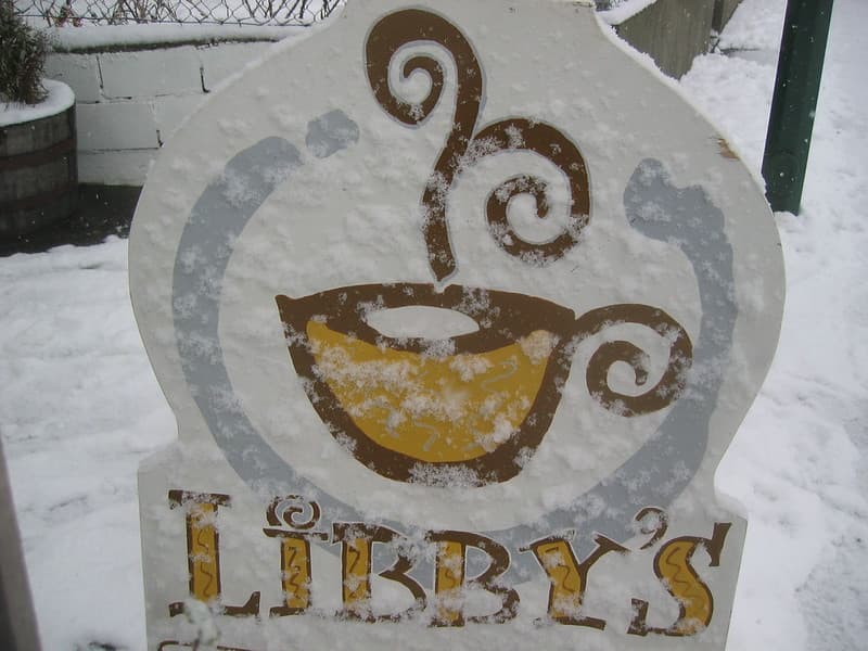 Croissant, soup and banana bread at Libby's - 6