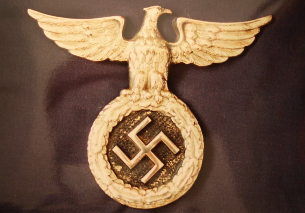 Third Reich SS Desk Eagle