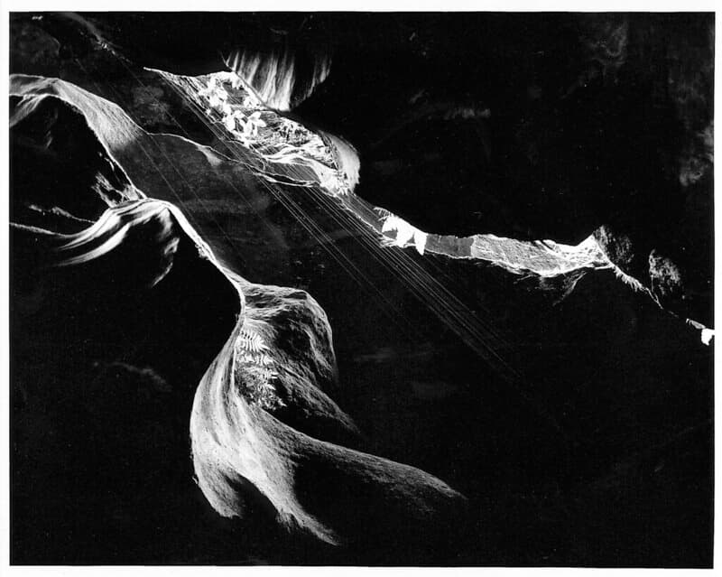 Rock formation in canyon