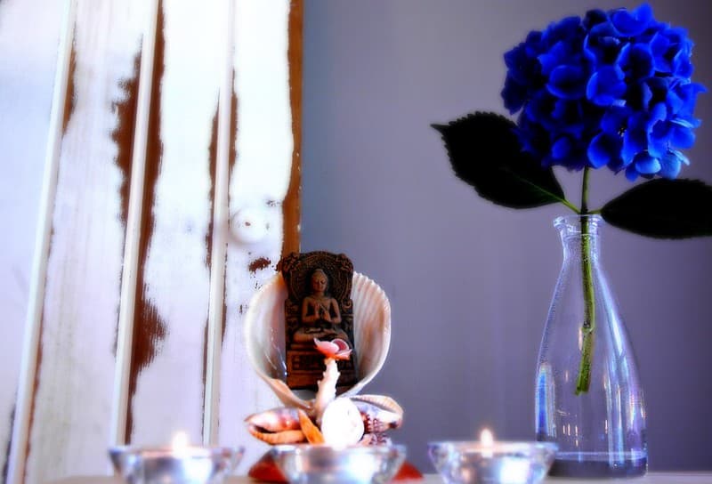 Blue, blueflowerbuddha, buddha