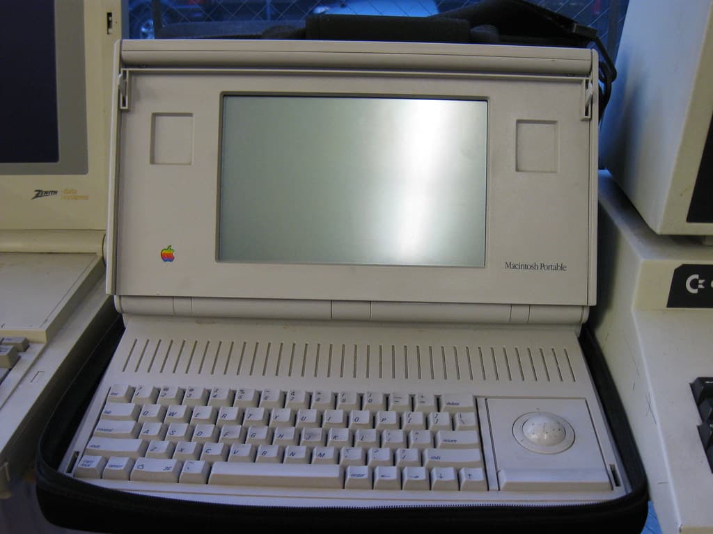 Macintosh Portable at Osborne computer at Powell's Technical Bookstore