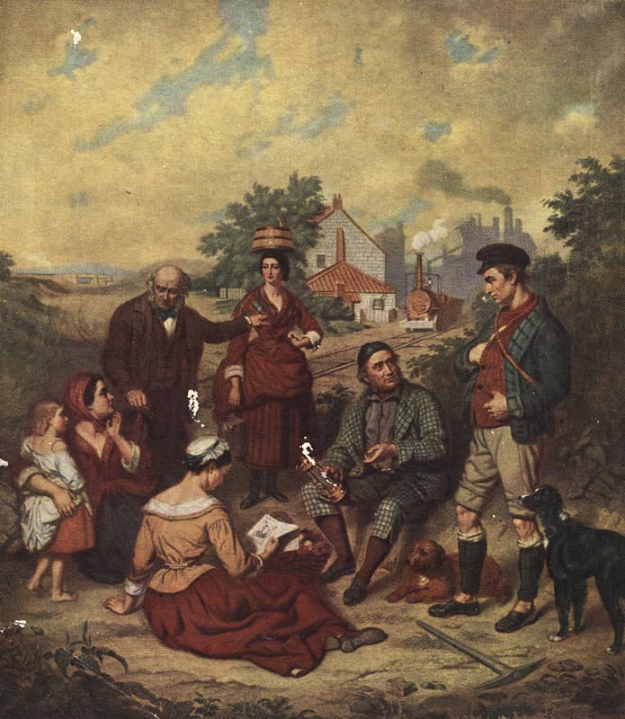 715986:A portrait of the Stephenson family Lucas John Undated