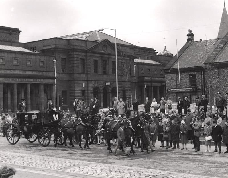 018723:John Dobson Street Newcastle upon Tyne taken in 1970