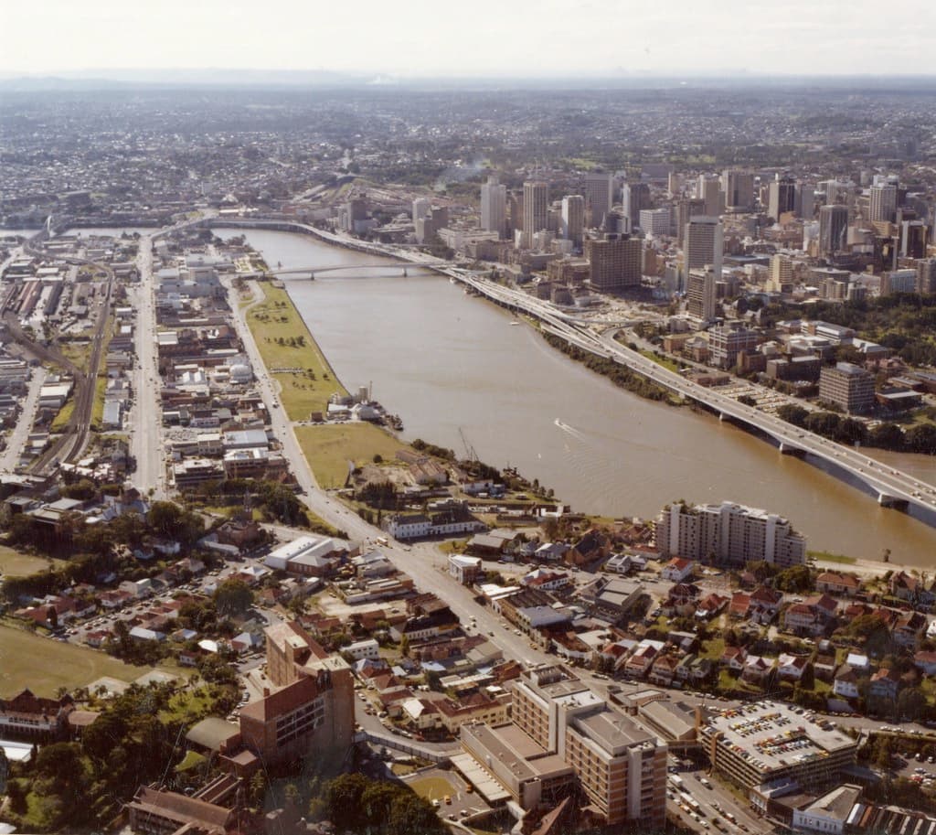 The Brisbane River in 1983