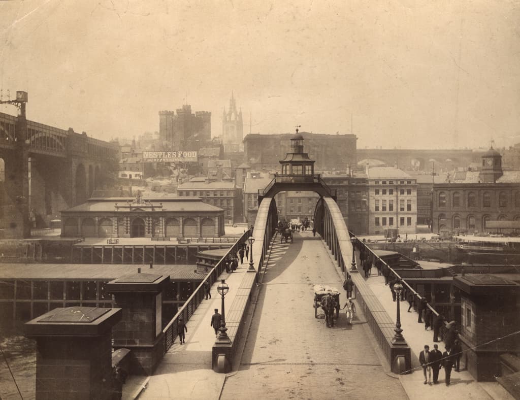 003382:Swing Bridge, Newcastle upon Tyne, 1889
