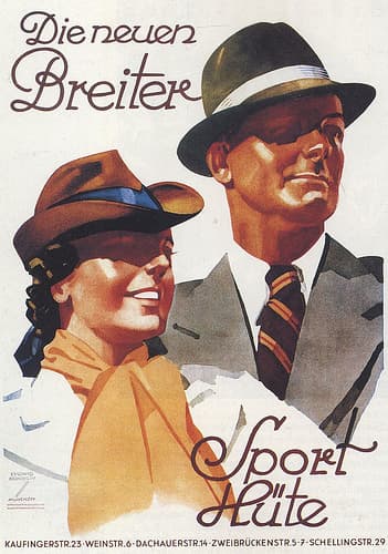 The new wide Sports Hats (c.1930)