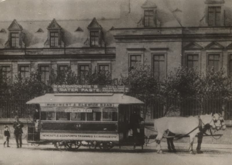 006790:Horse Tram West Road Newcastle upon Tyne Unknown c.1890s