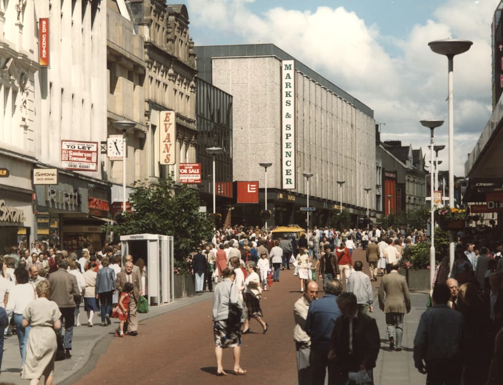 048522:Northumberland Street Newcastle upon Tyne City Engineers 1985