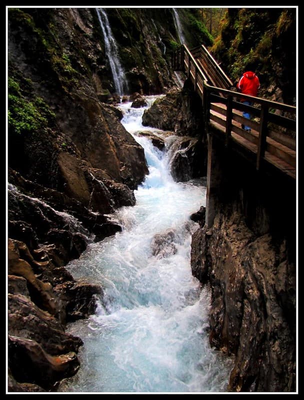 Waterfall walk, Wimbachklamm, Germany