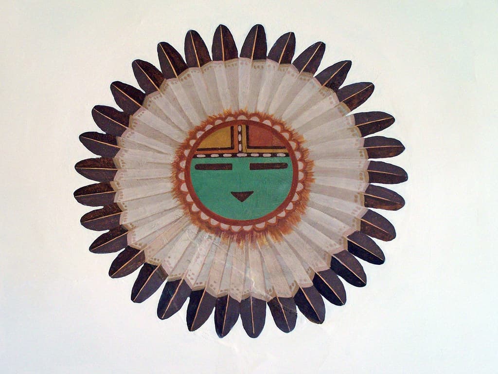 Kabotie Sunface Mural at the Painted Desert Inn NHL
