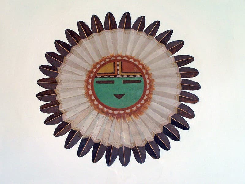 Kabotie Sunface Mural at the Painted Desert Inn NHL