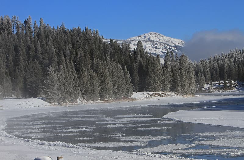 Dunraven Peak and the Yellowstone River