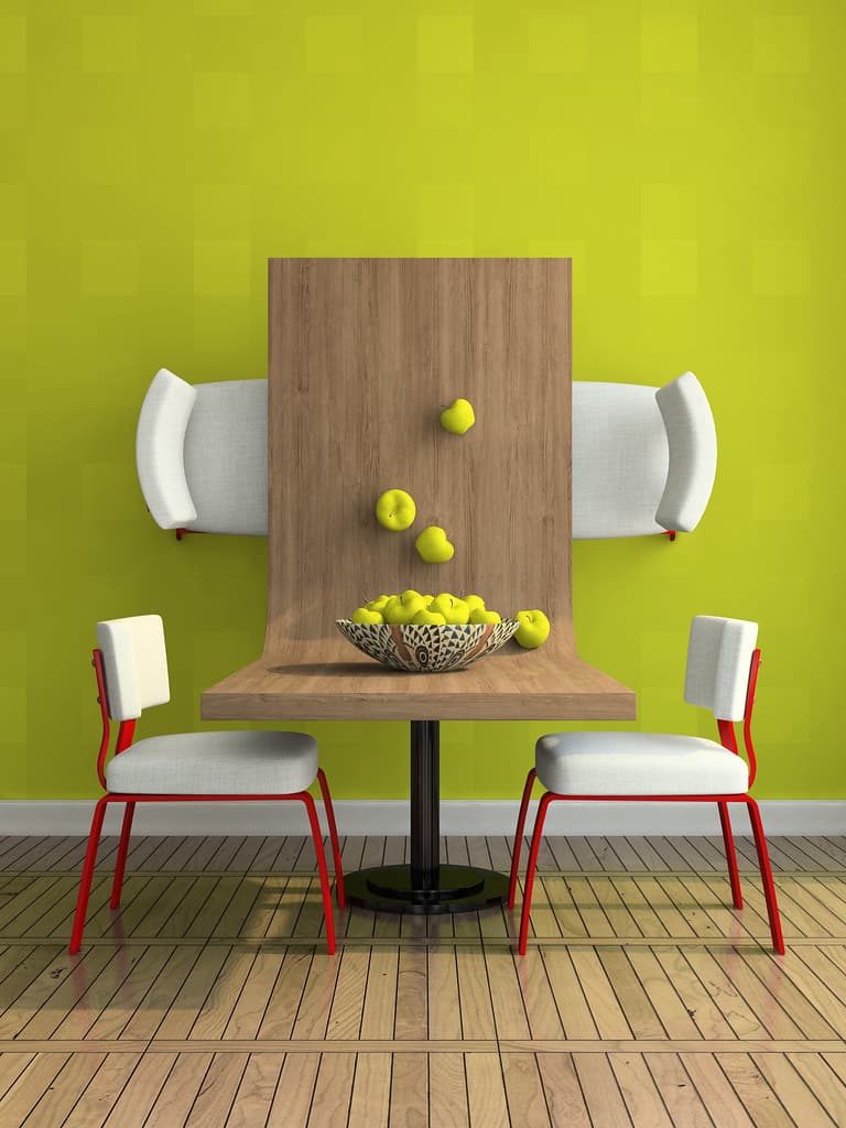 Part of the abstract dining-room
