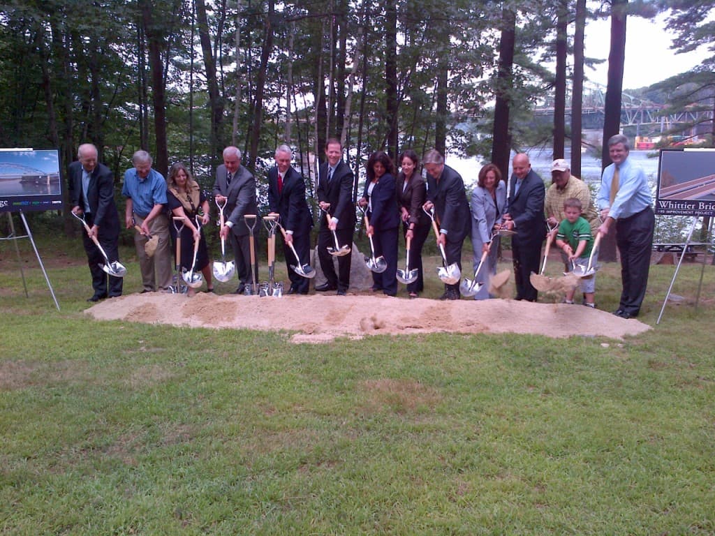 Whittier Bridge Groundbreaking, August 8, 2013