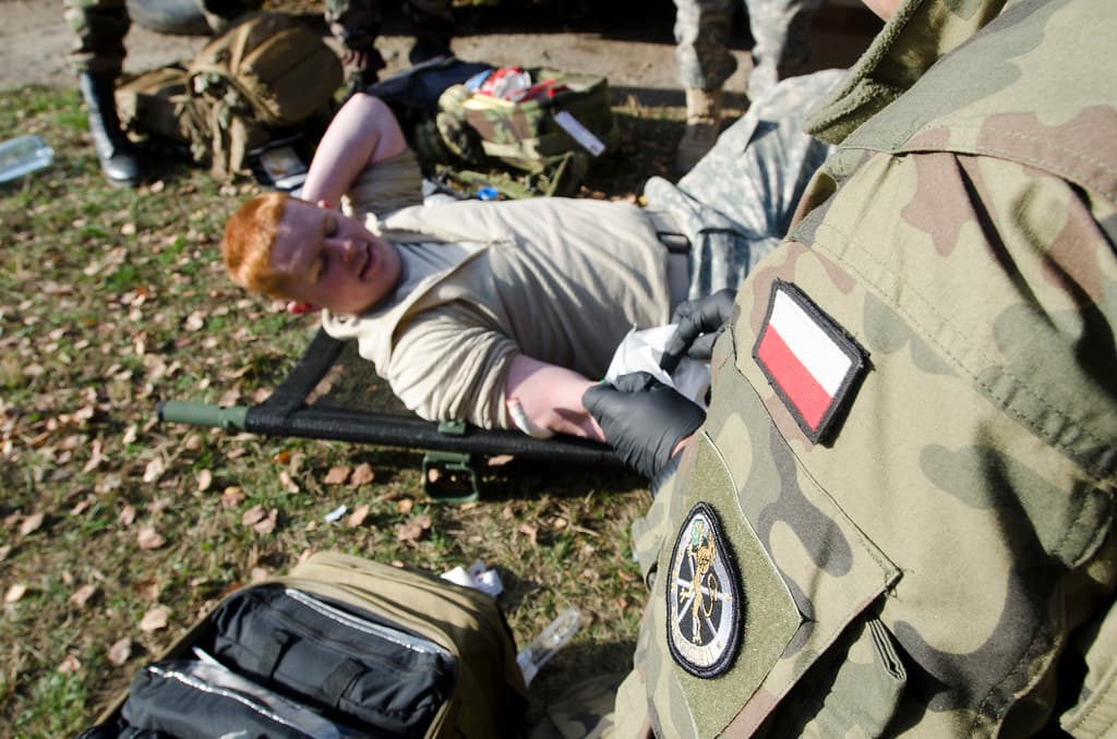 US medics train with international partners