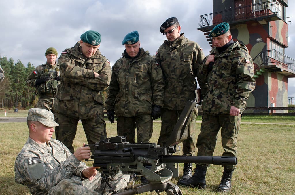 Polish troops train on US weapons systems