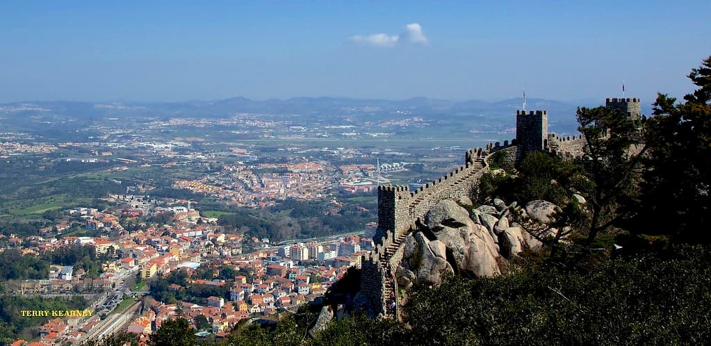Castle of the Moors at Sintra Portugal