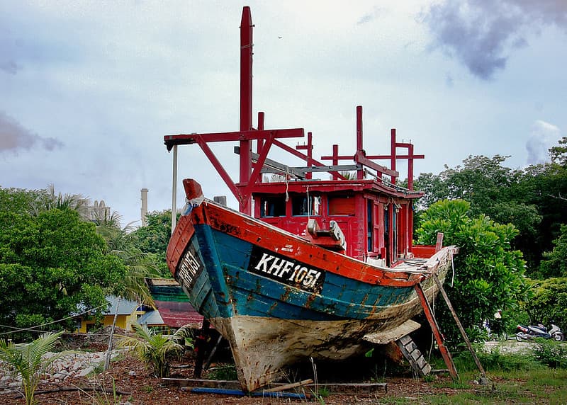 Fishing boat. Langkawi.
