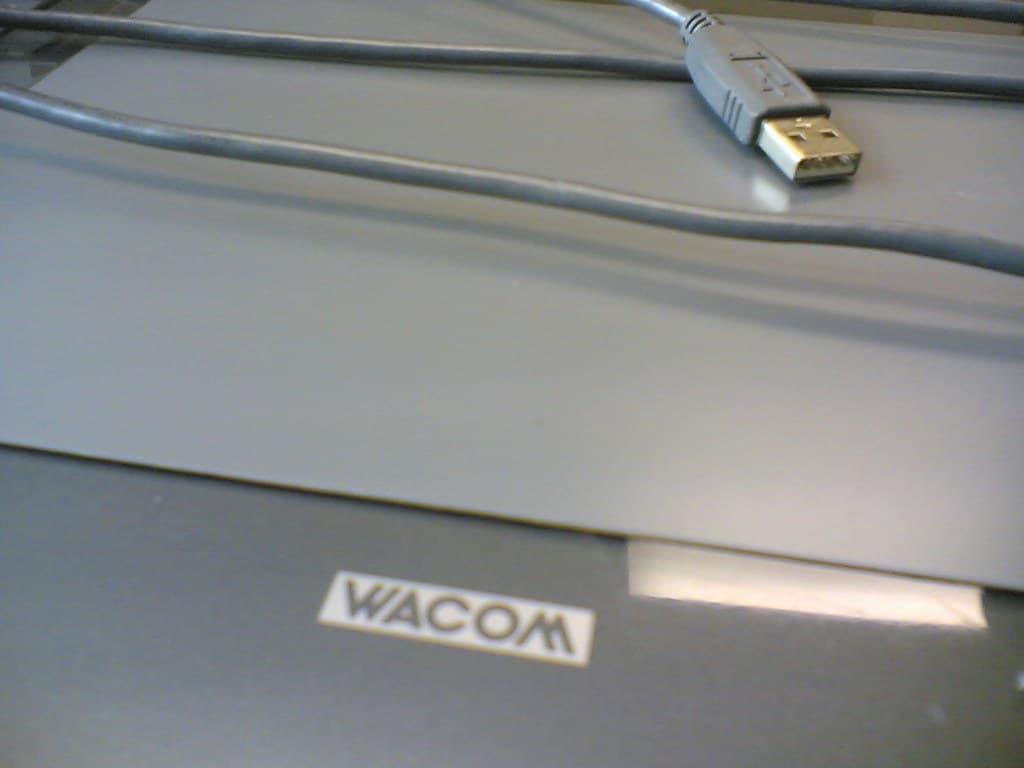 Ji Soo's Wacom tablet
