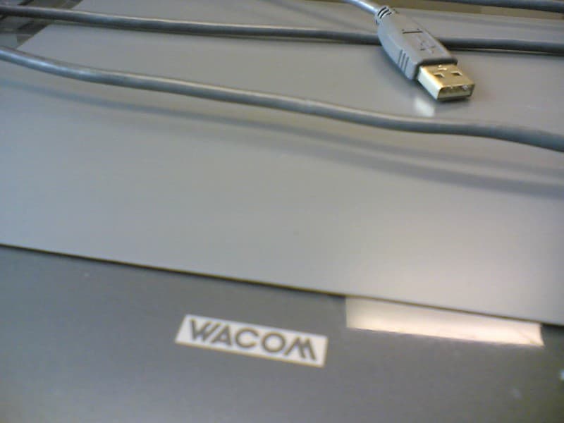 Ji Soo's Wacom tablet