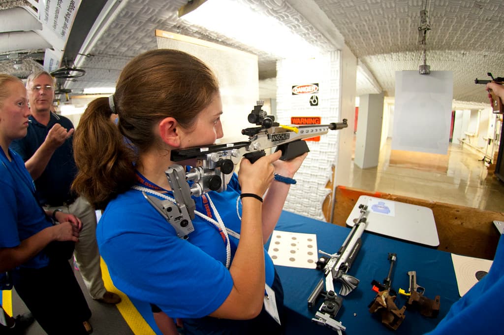 AIM students introduced to shooting sports at the Coast Guard Academy