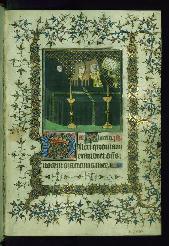 Book of Hours, Marginalia, Walters Manuscript W.99, fol. 101r