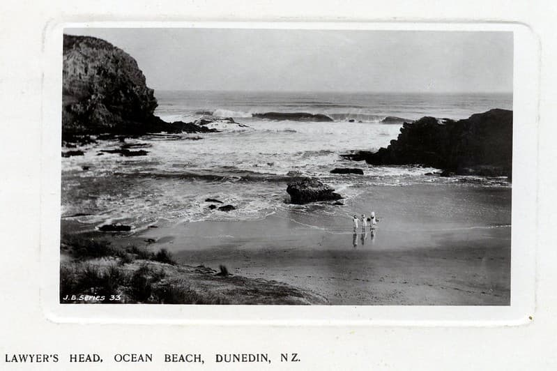 Lawyers Head, Ocean Beach Postcard c1908