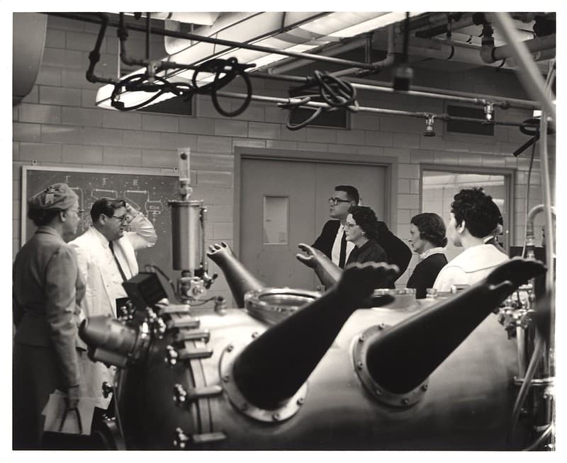 Visitors to NIH Germ Free Laboratory