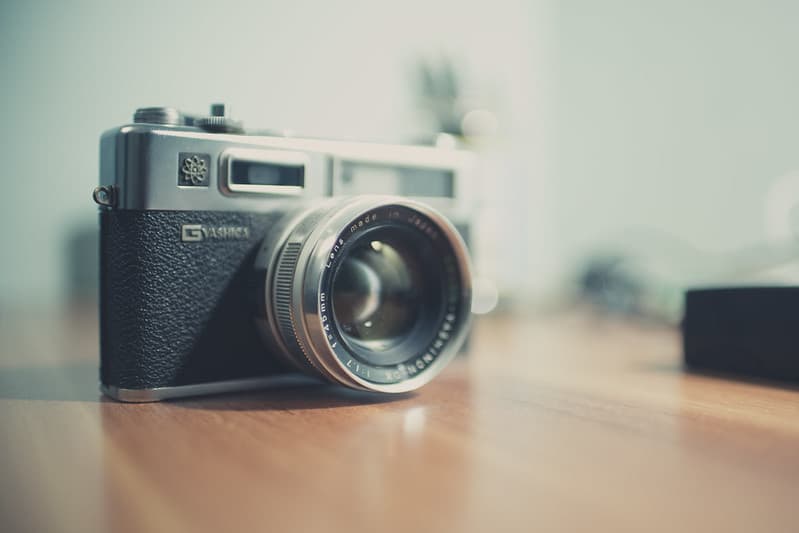 Yashica Camera with Lens