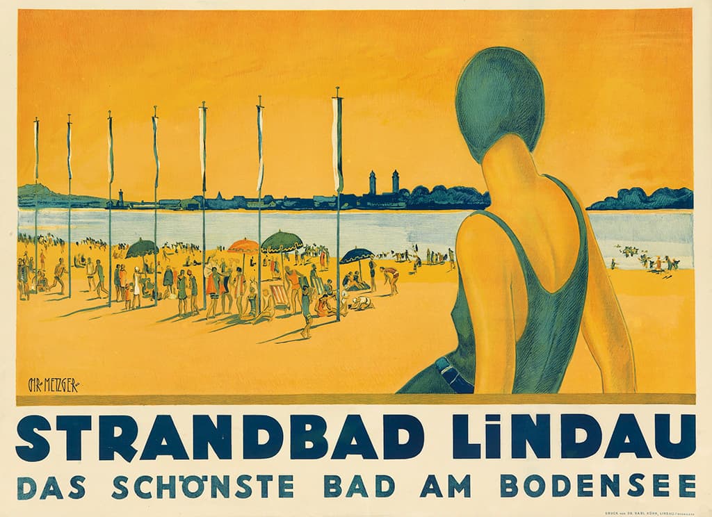 Beach Lindau, Bodensee (c.1930)