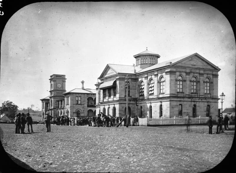 Post Office and Court House, Margaret Street, Toowoomba, c 1880