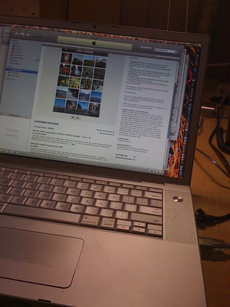 Just a laptop