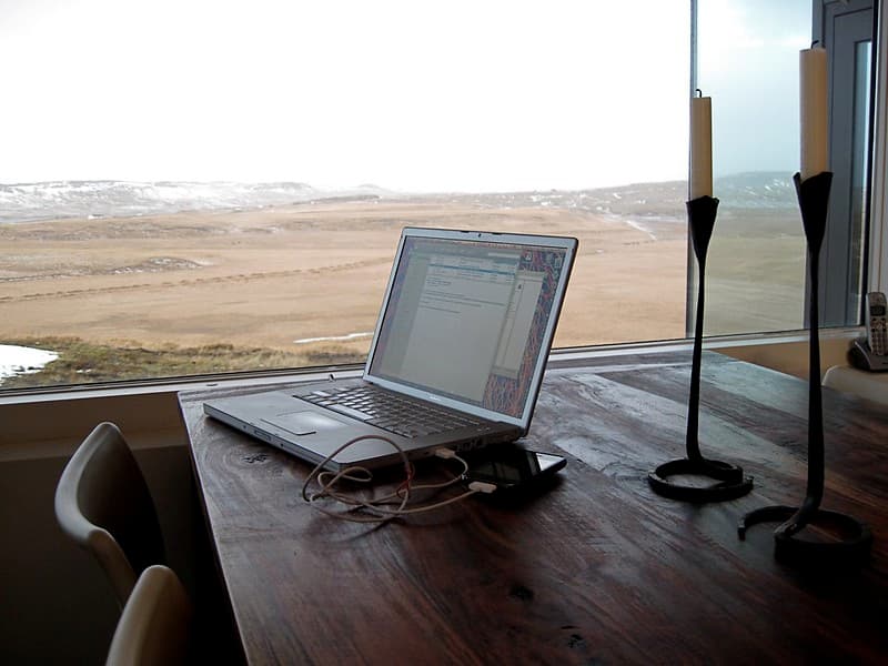 Laptop Has a View