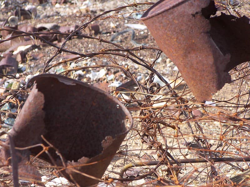 Cans and wire