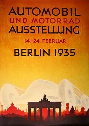 Exhibition of cars and motorcycles (1935)