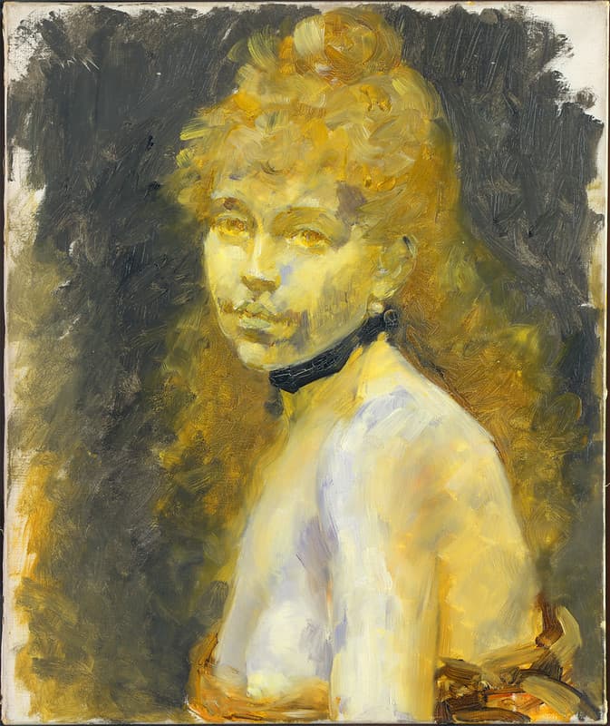 Edouard Manet : Mery Laurent FC Lumiere Technology laboratory in Paris
