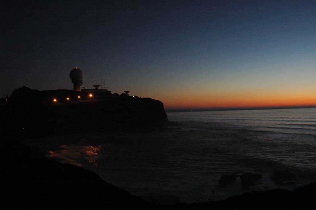 Pillar Point Radar Facility, above Bodhisattva Beach, California, USA