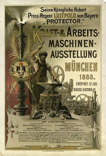 Labor Force & Machinery Exhibition-Munich (1888)