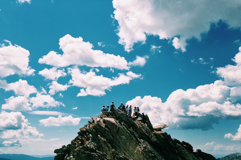 Group of People on Mountaintop