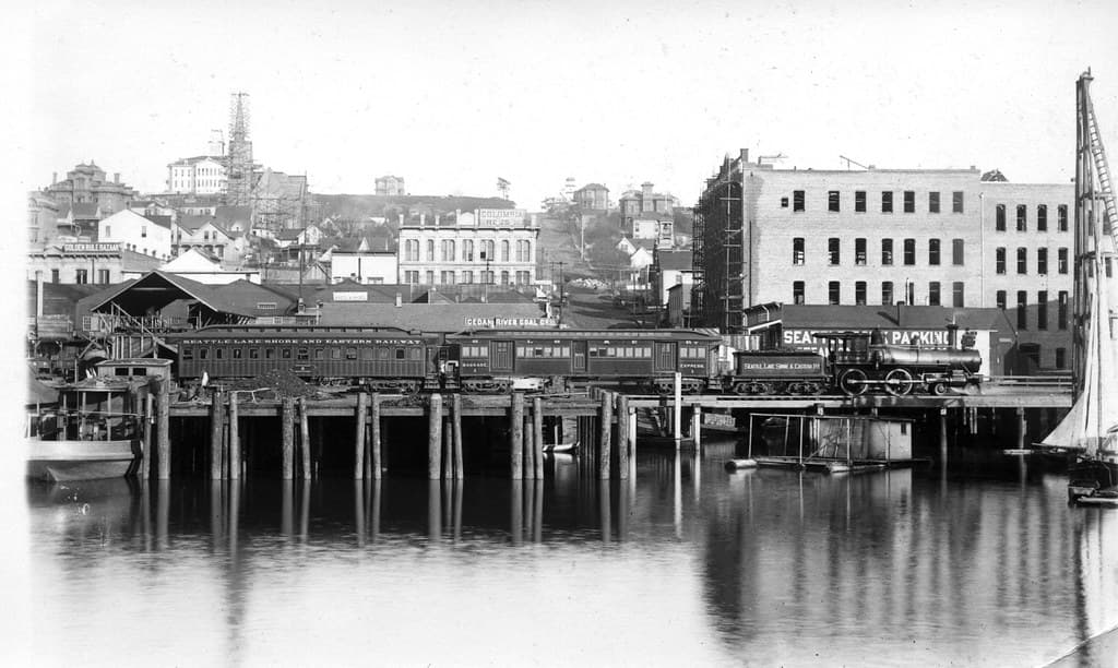 Seattle Lake Shore and Eastern Railway 1887