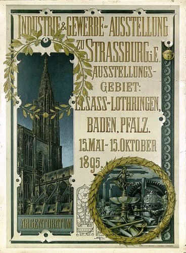 Industry & Trade Exhibition at Strasbourg (1895)