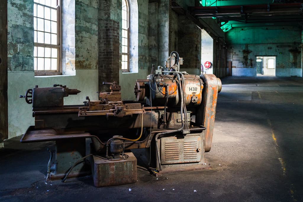 Industrial Machine in Warehouse