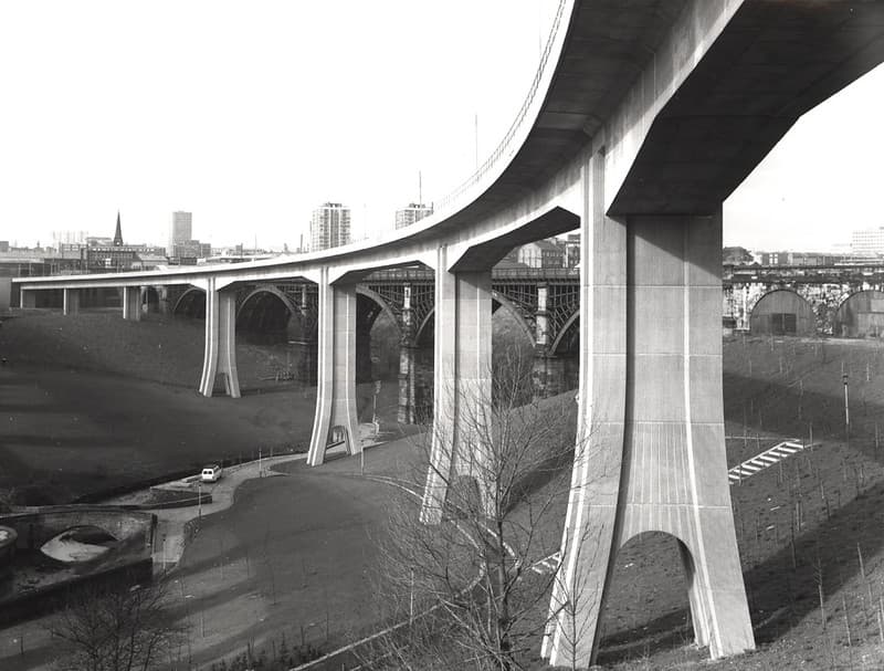 046255:Byker Metro Bridge Newcastle upon Tyne City Engineers 1980