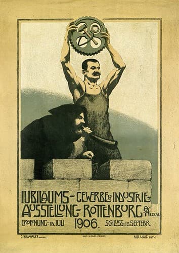 Jubilee, Trade & Industry Exhibition Rottenburg (1906)