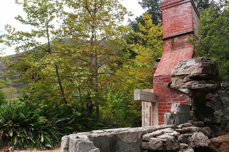 Solstice Canyon - Architectural ruins of Robert's Ranch House
