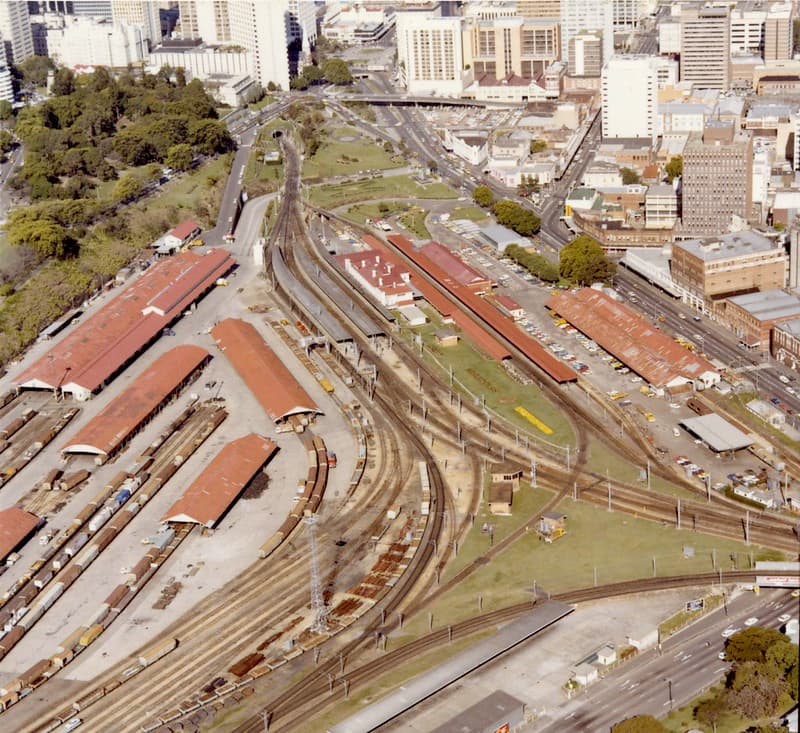 Roma Street Station, Brisbane, 1983