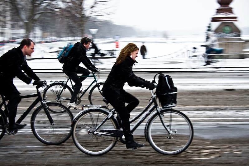 Workbound - Cycling in Winter in Copenhagen