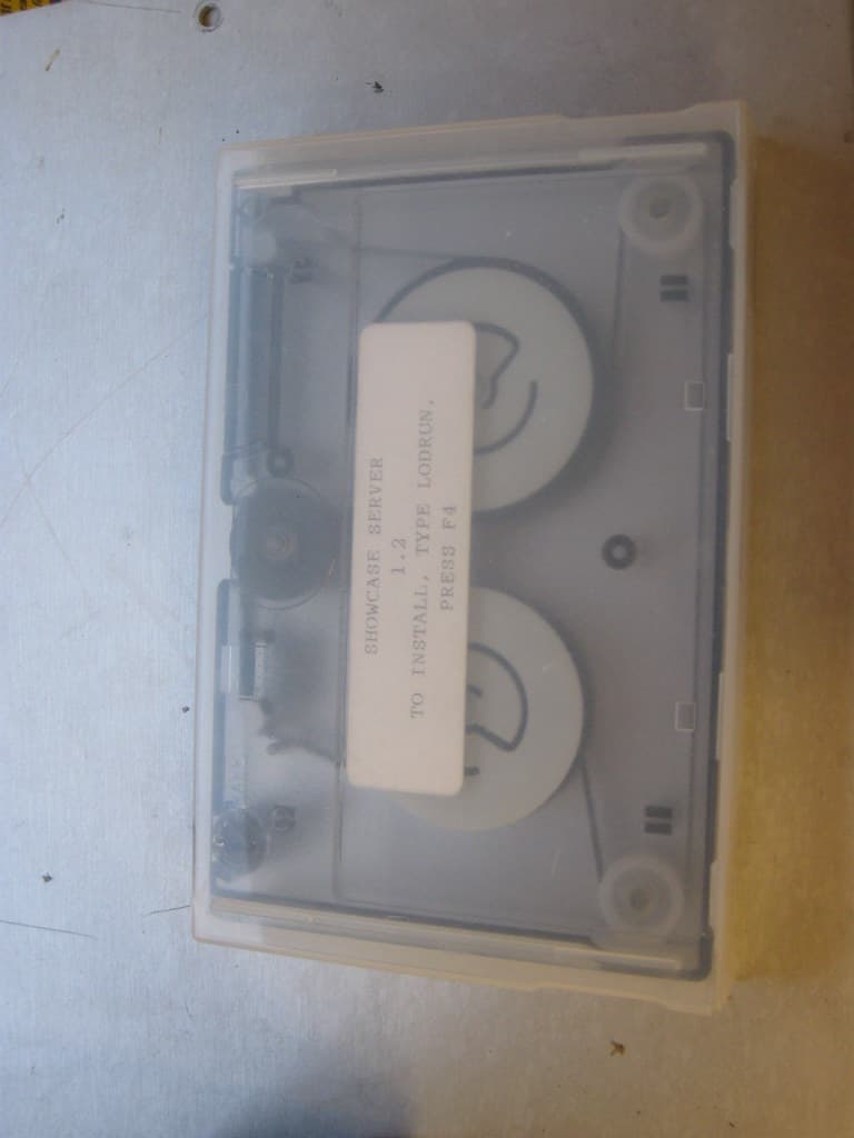 Showcase Server installation tape at Powell's Technical Bookstore