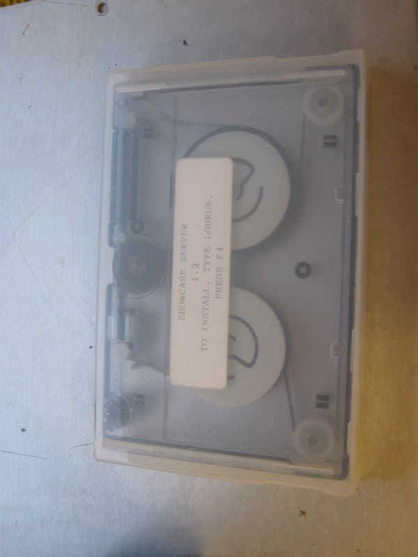 Showcase Server installation tape at Powell's Technical Bookstore